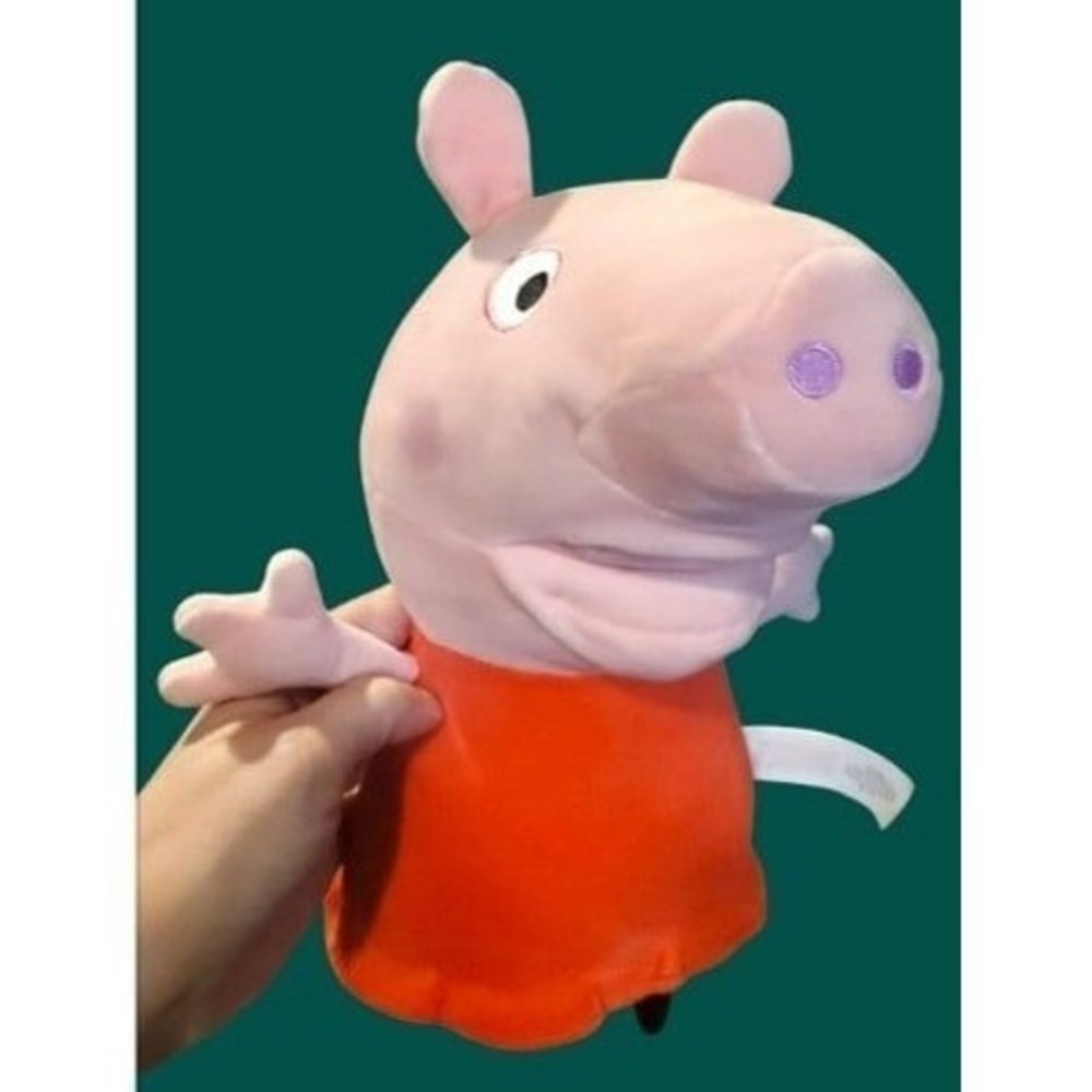 Peppa Pig pink Plush 12" Doll Hug & Oink Stuffed Animal